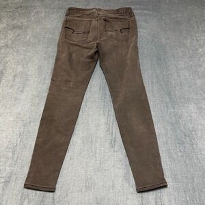 American Eagle Outfitters Skinny Jeans Womens 28x30 Brown Super Stretch Mid Rise